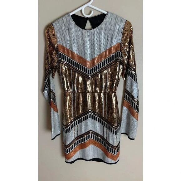 REVOLVE Endless Rose NWT Sparkle Like You Mean It Mini Party Dress Size XS - Picture 4 of 14